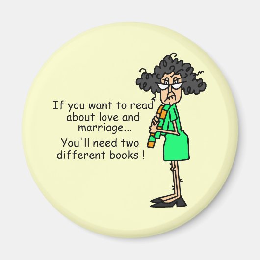 De Humor van de liefde en van het Huwelijk Magneet (Voorkant)