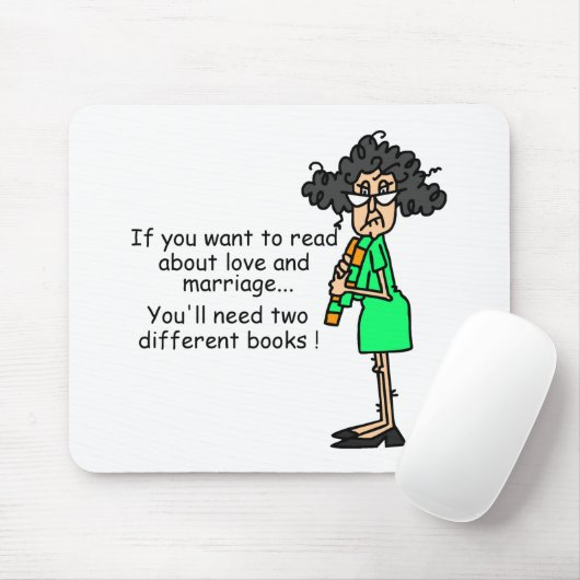 De Humor van de liefde en van het Huwelijk Muismat (Met muis)