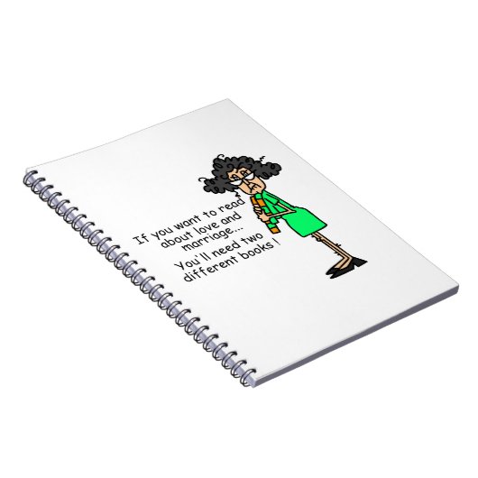 De Humor van de liefde en van het Huwelijk Notitieboek (Rechterzijde)