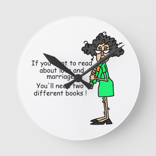 De Humor van de liefde en van het Huwelijk Ronde Klok (Voorkant)