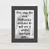 De Humor van de olifant Kaart (Voorkant)