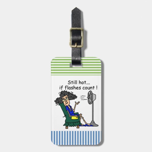 De Humor van de opvlieging Bagagelabel (Voorkant verticaal)