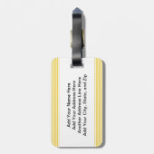 De Humor van de opvlieging Bagagelabel (Achterkant verticaal)