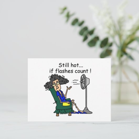 De Humor van de opvlieging Briefkaart (Staand voorkant)