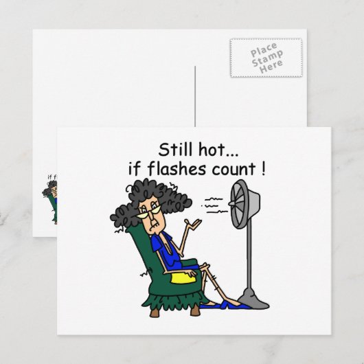 De Humor van de opvlieging Briefkaart (Voorkant / Achterkant)