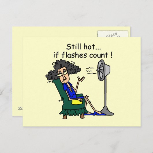 De Humor van de opvlieging Briefkaart (Voorkant / Achterkant)