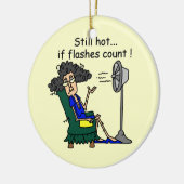 De Humor van de opvlieging Keramisch Ornament (Links)