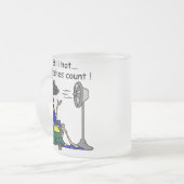 De Humor van de opvlieging Matglas Koffiemok (Voorkant links)