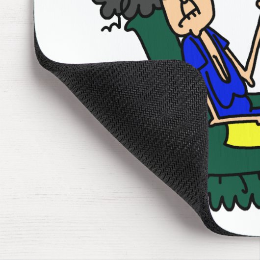 De Humor van de opvlieging Muismat (Hoek)