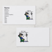 De Humor van de opvlieging Visitekaartje (Voorkant / Achterkant)