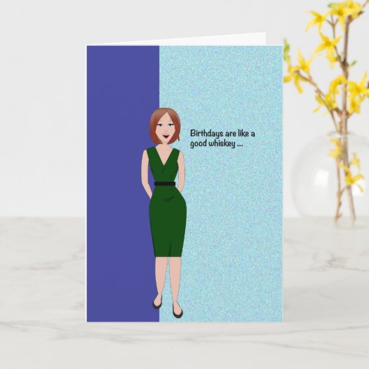 De Humor van de verjaardag Kaart (Gele Bloem)