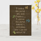 De humor van de Verjaardag van de familie Kaart (Gele Bloem)