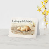 De Humor van de Wetenschap van het Citaat van de Kaart (Gele Bloem)