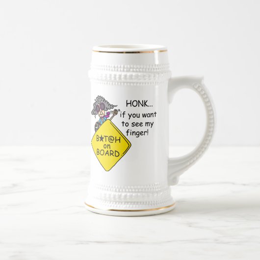 De Humor van de Woede van de weg Bierpul (Rechts)