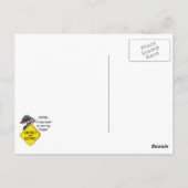 De Humor van de Woede van de weg Briefkaart (Achterkant)