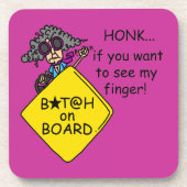 De Humor van de Woede van de weg Drankjes Onderzetter (Voorkant)