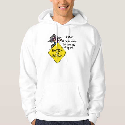 De Humor van de Woede van de weg Hoodie (Voorkant)