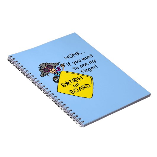 De Humor van de Woede van de weg Notitieboek (Rechterzijde)