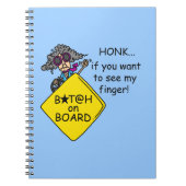 De Humor van de Woede van de weg Notitieboek (Voorkant)