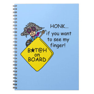 De Humor van de Woede van de weg Notitieboek