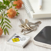 De Humor van de Woede van de weg Sleutelhanger (Zijkant)