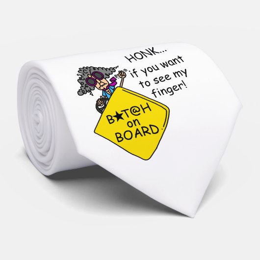 De Humor van de Woede van de weg Stropdas (Opgerold)