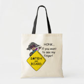 De Humor van de Woede van de weg Tote Bag (Voorkant)