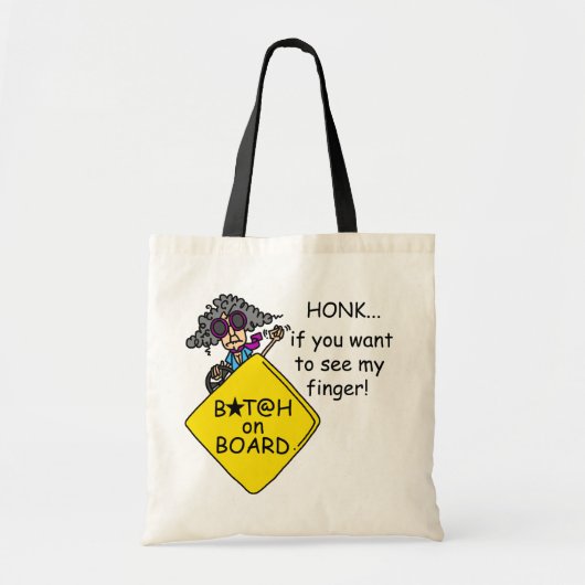 De Humor van de Woede van de weg Tote Bag (Voorkant)