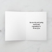 De Humor van het huwelijk Kaart (Binnen)