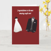 De Humor van het huwelijk Kaart (Gele Bloem)