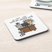 De Humor van het Leven van de download Bier Onderzetter (Linkerzijde)