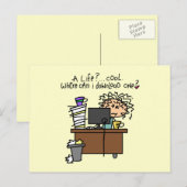 De Humor van het Leven van de download Briefkaart (Voorkant / Achterkant)