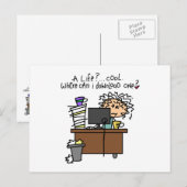 De Humor van het Leven van de download Briefkaart (Voorkant / Achterkant)