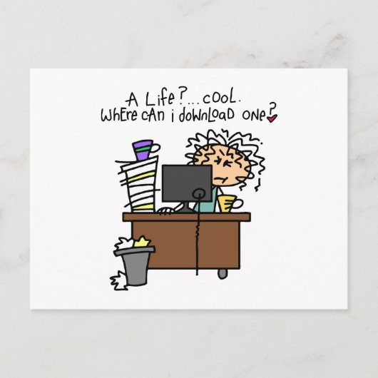 De Humor van het Leven van de download Briefkaart (Voorkant)