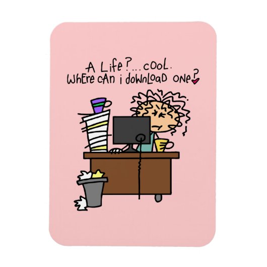 De Humor van het Leven van de download Magneet (Verticaal)