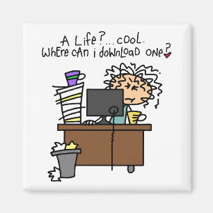 De Humor van het Leven van de download Magneet