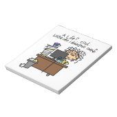 De Humor van het Leven van de download Notitieblok (Linkerzijde)