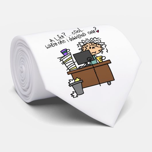 De Humor van het Leven van de download Stropdas (Opgerold)