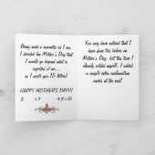 De humor van het Moederdag van de vrouw Kaart (Binnen)