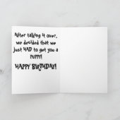 De Humor van het Puppy van de dinosaurus Kaart (Binnen)