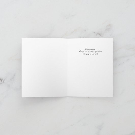 De humorinspirerend van de yoga notecard - moet kaart (Binnen)