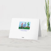 De humoristische kaart van Aniversary, honden in (Achterkant)