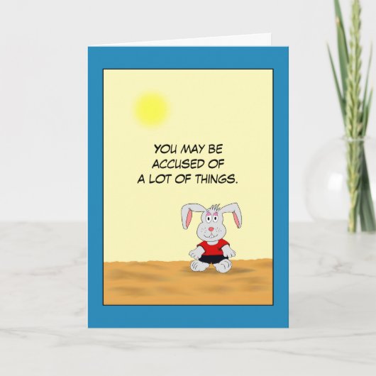 De humoristische Kaart van de Verjaardag (Voorkant)