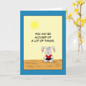 De humoristische Kaart van de Verjaardag (Gele Bloem)