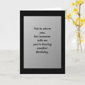 De humoristische Kaart van de Verjaardag (Gele Bloem)