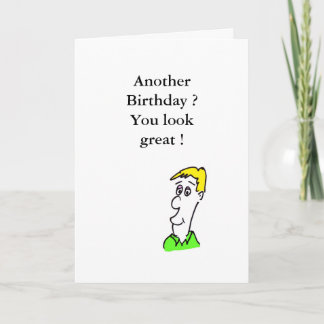 De humoristische Kaart van de Verjaardag