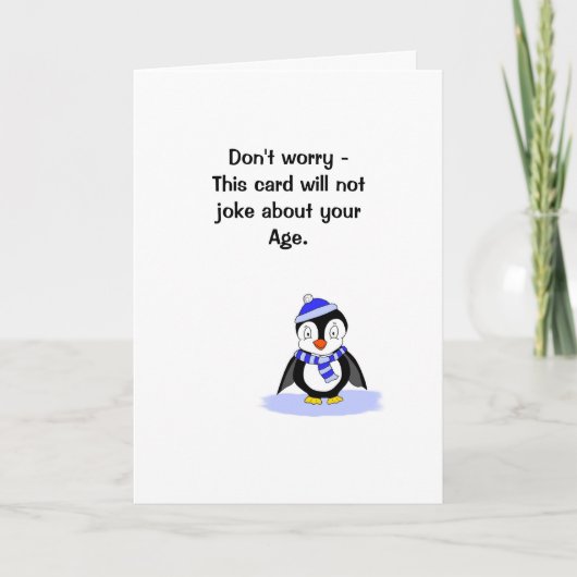 De humoristische Kaart van de Verjaardag (Voorkant)