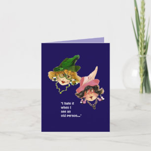 De humoristische verjaardag van een vriend feestdagen kaart