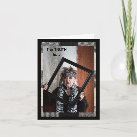 De Humoureuze Waarheid over je binnenste Kaart (Voorkant)