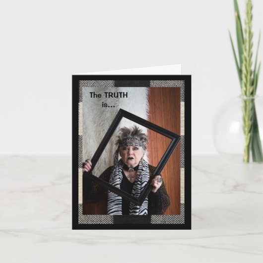 De Humoureuze Waarheid over je binnenste Kaart (Voorkant)